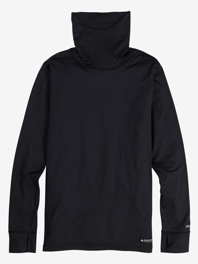 Burton Midweight Long Neck Snowboard Base Layer 2025 | TRUE BLACK (001)