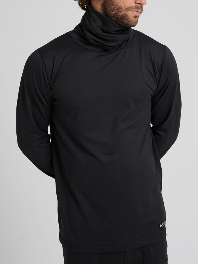 Burton Midweight Long Neck Snowboard Base Layer 2025 | TRUE BLACK (001)