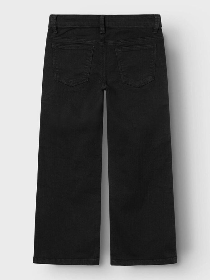 Name It Rose Wide Twill Pants Spring 2026 | BLACK