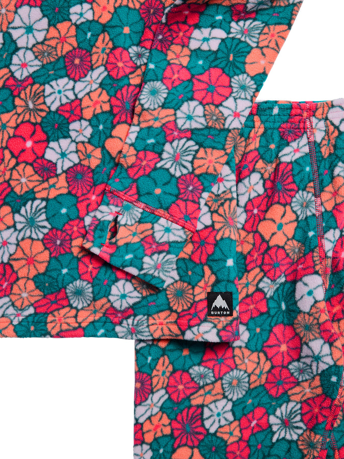 Burton Youth Fleece Base Layer Set 2027 | POP FLORAL (E7I)