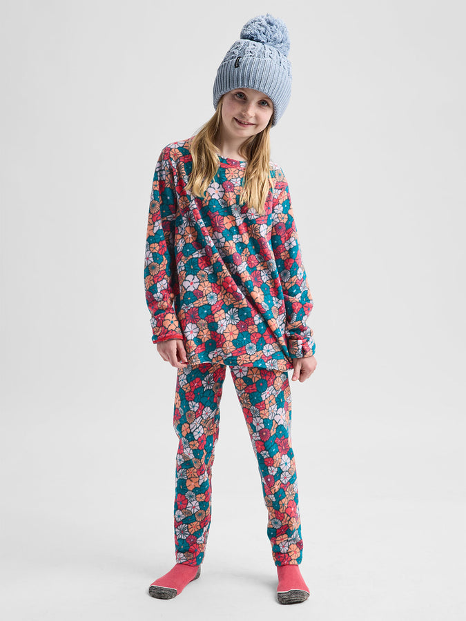 Burton Youth Fleece Base Layer Set 2027 | POP FLORAL (E7I)