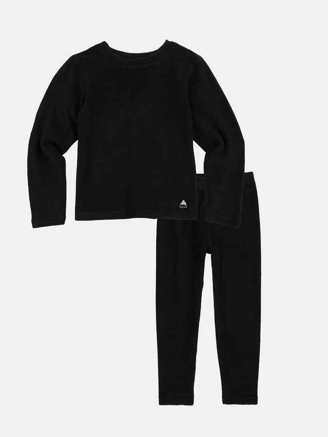 Burton Fleece Snowboard Base Layer Set 2025 | TRUE BLACK (001)