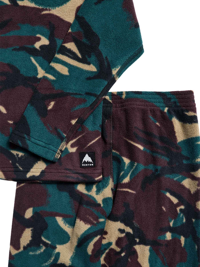Burton Kids Fleece Base Layer Set 2027 | SEERSUCKER CAMO (E0E)
