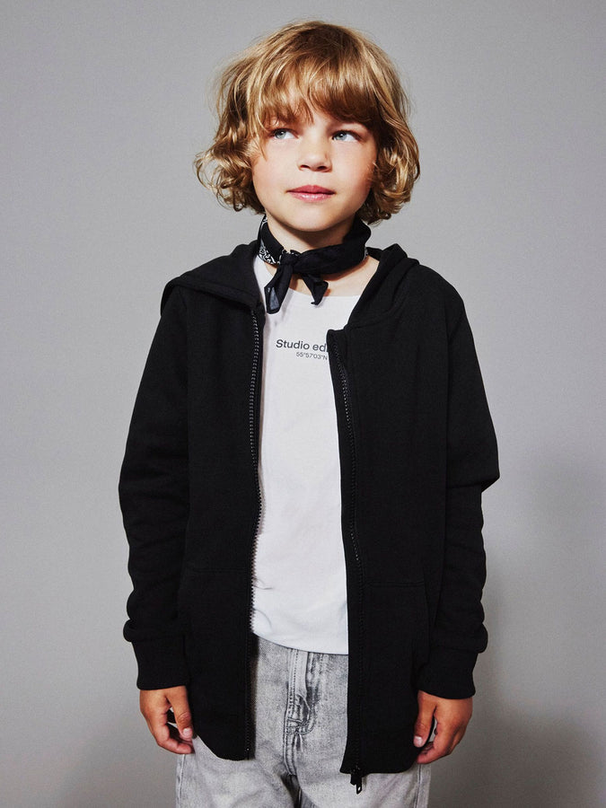 Name It Nesweat Zip Hoodie Spring 2026 | BLACK