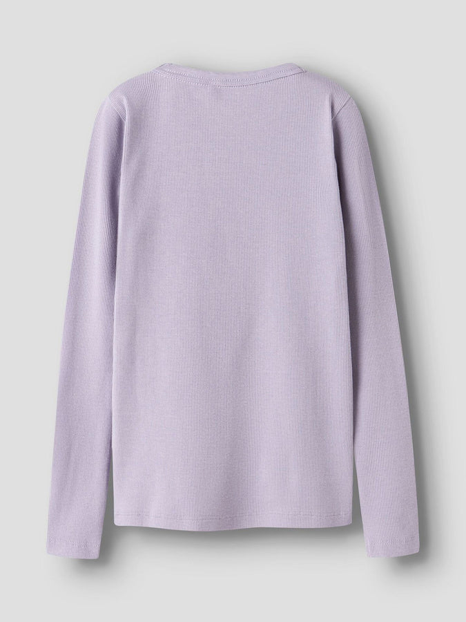 Name It Nakal Long Sleeve T-Shirt Spring 2026 | LAVENDER GRAY