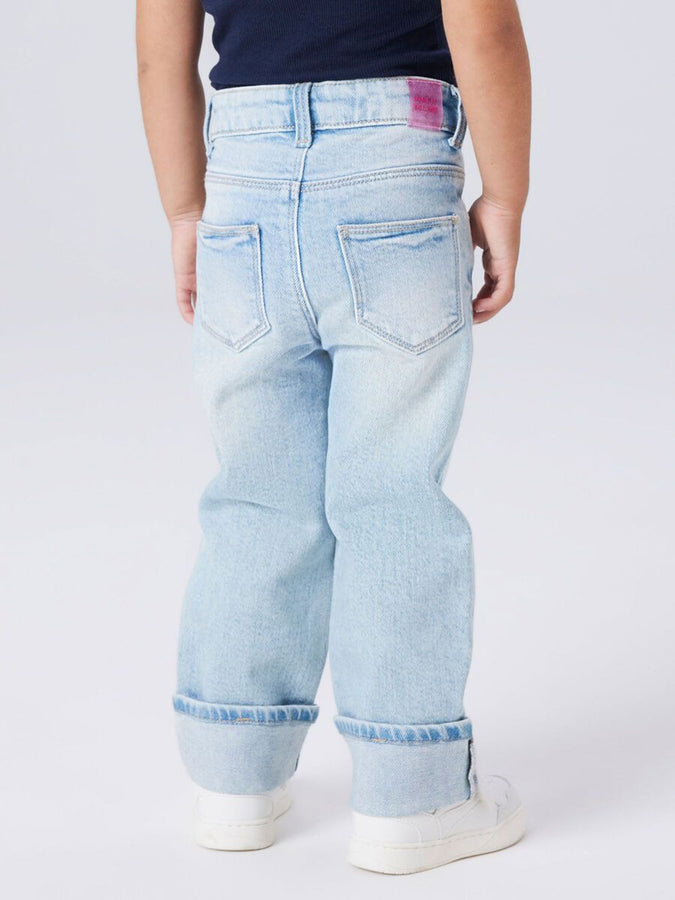 Name It Rose Straigh Fold Jeans Spring 2026 | LIGHT BLUE DENIM