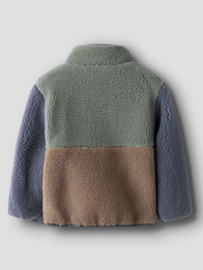 Name It Mimba Sherpa Jacket Spring 2026 | CHINOIS GREEN
