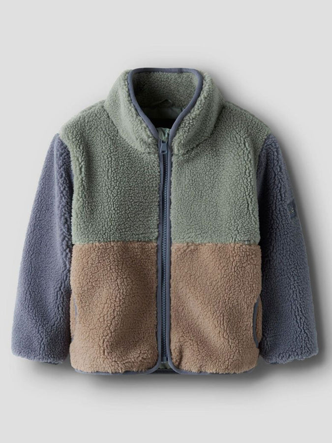 Name It Mimba Sherpa Jacket Spring 2026 | CHINOIS GREEN