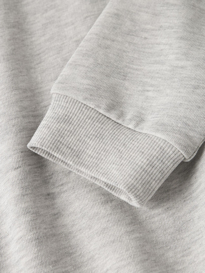 Name It Mille Crewneck Sweatshirt (Youth 7-14) Summer 2026 | LIGHT GREY MELANGE