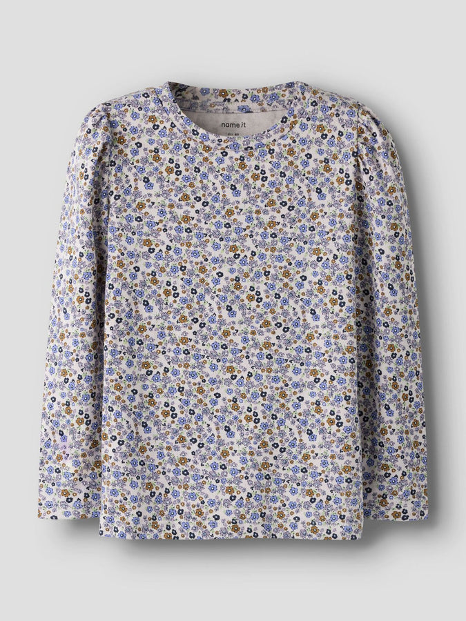 Name It Tuline Long Sleeve T-Shirt Spring 2026 | LILAC MARBLE