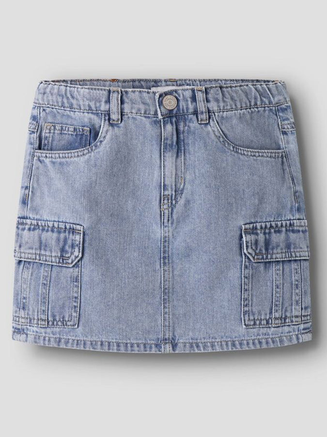 Name It Mella Denim Cardo Skirt (Youth 7-14) Summer 2026 | LIGHT BLUE DENIM