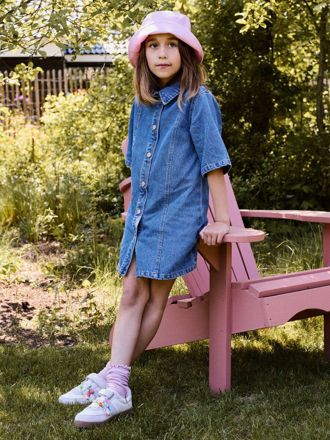 Name It Gianna Denim Dress Spring 2026 | MEDIUM BLUE DENIM