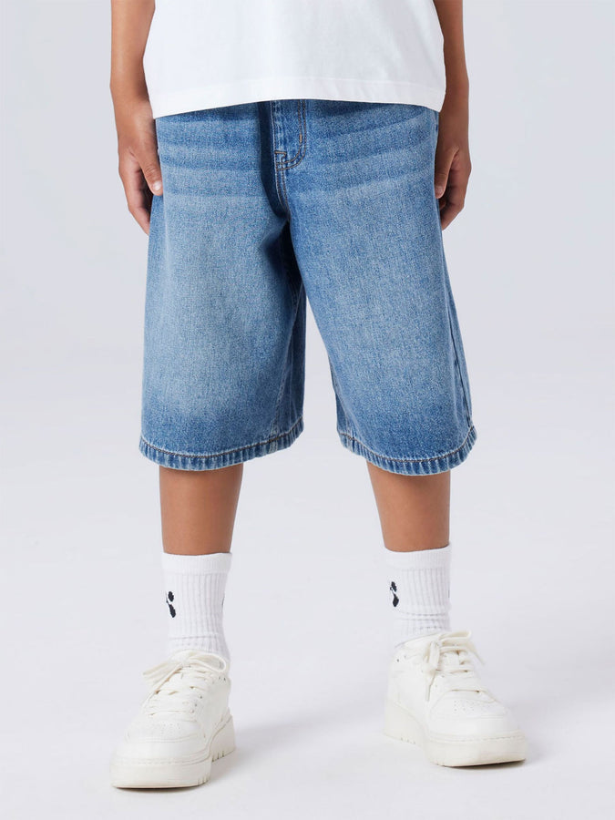 Name It Ben X Skater Denim Shorts Summer 2026 | MEDIUM BLUE DENIM