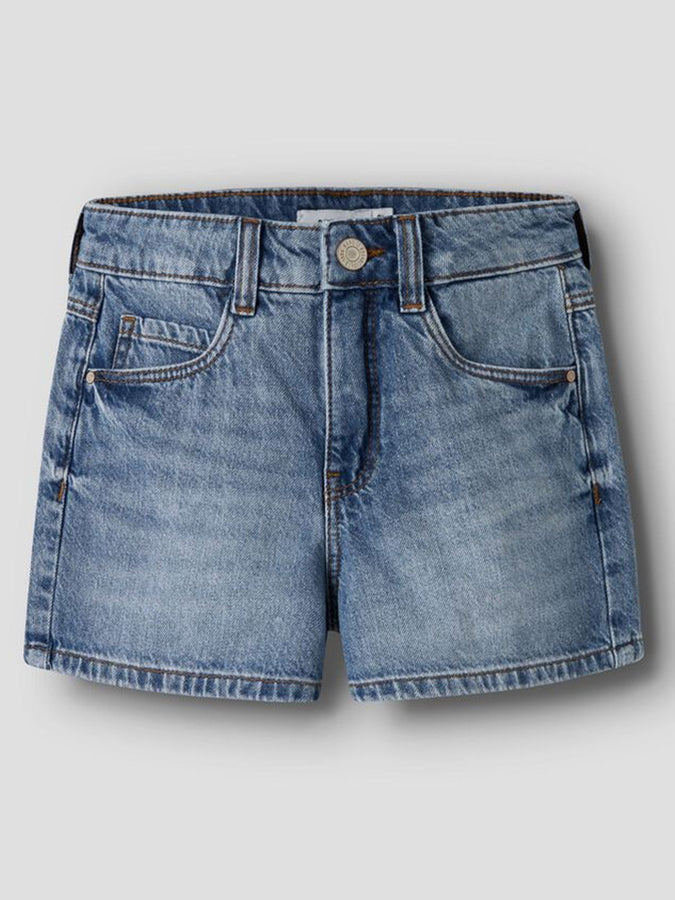 Name It Mom Denim Shorts (Youth 7-14) Summer 2026 | MEDIUM BLUE DENIM