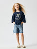Name It Rose HW Long Denim Shorts (Youth 7-14) Summer 2026