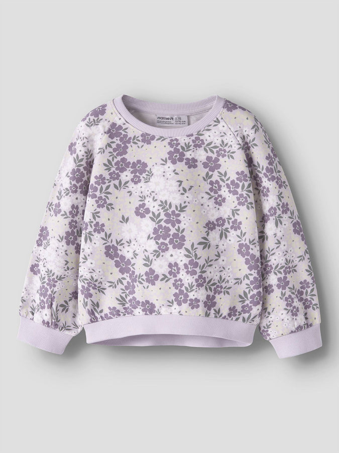 Name It Dartia Crewneck Sweatshirt Spring 2026 | LAVENDER FOG