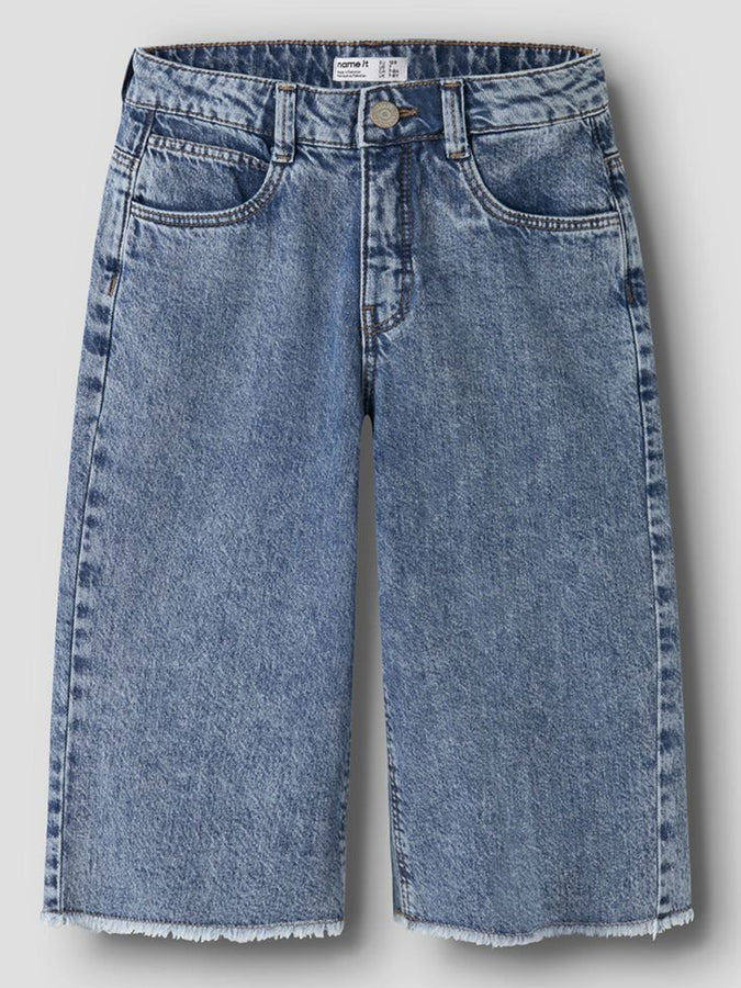 Name It Bella Jorts Medium Blue Demin Shorts (Youth 7-14) Summer 2026 | MEDIUM BLUE DENIM