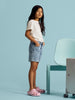 Name It Rose Long Denim Shorts (Youth 7-14) Summer 2026