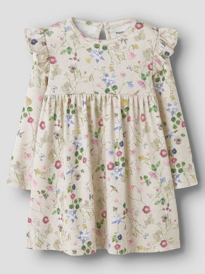 Name It Falca Dress (Kids 2-7) Spring 2026 | PEYOTE MELANGE