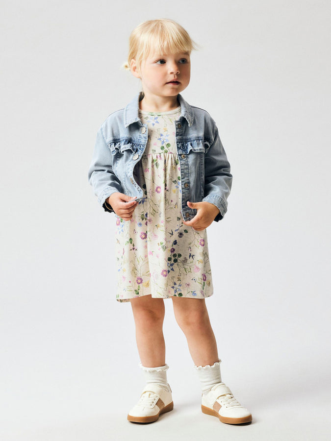 Name It Falca Dress (Kids 2-7) Spring 2026 | PEYOTE MELANGE