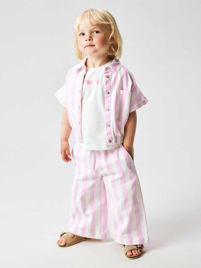Name It Friba Wide Pants (Kids 2-7) Spring 2026 | CRADLE PINK