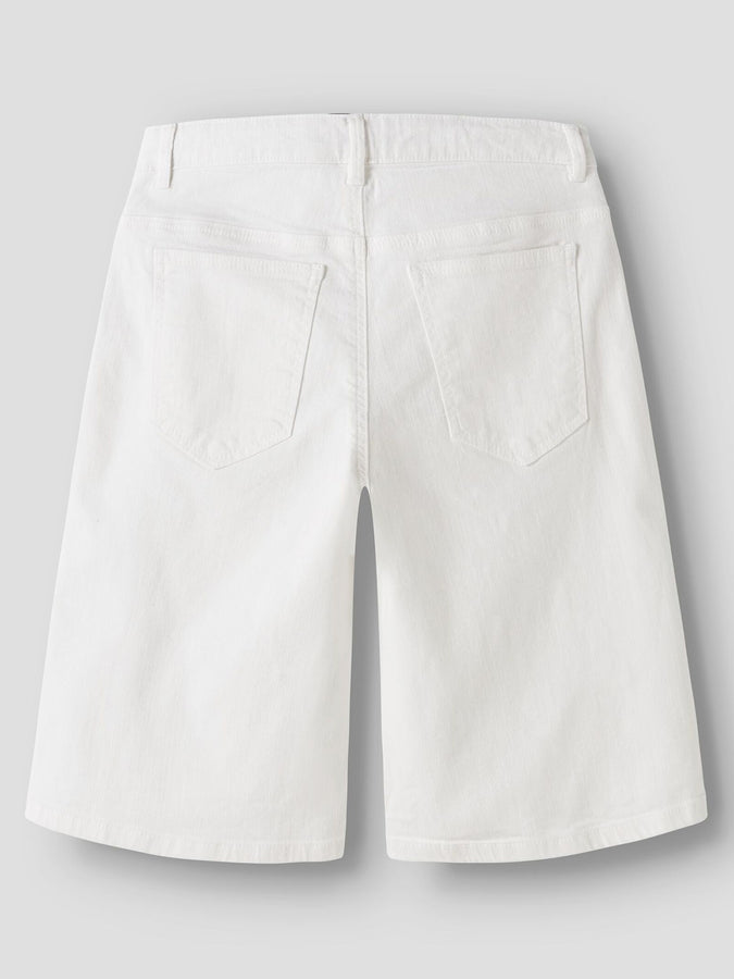 Name It Rose Shorts (Youth 7-14) Summer 2026 | BRIGHT WHITE