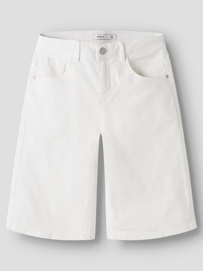 Name It Rose Shorts (Youth 7-14) Summer 2026 | BRIGHT WHITE