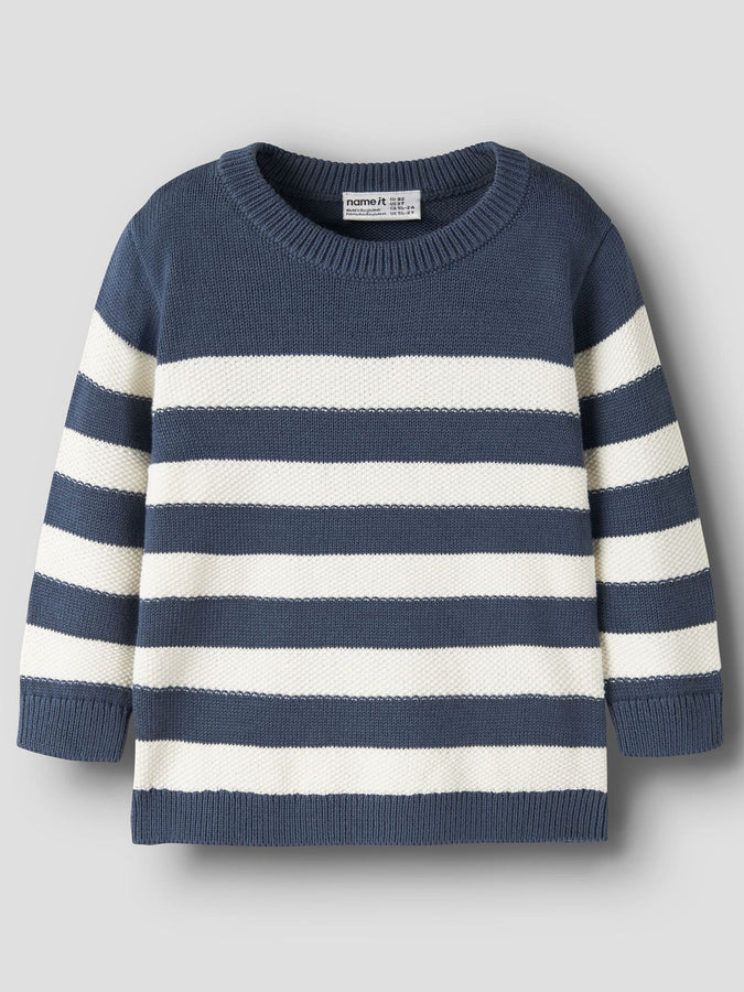 Name It Logan Sweater (Kids 2-7) Fall 2026 |VINTAGE INDIGO