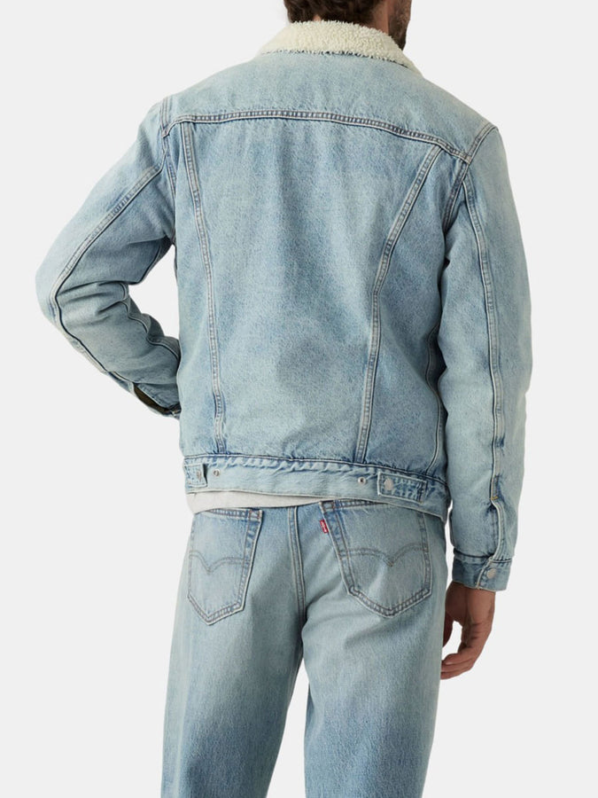 Levis Sherpa Trucker Type 3 Kentucky Blue Denim Jacket | KENTUCKY BLUE (0272)