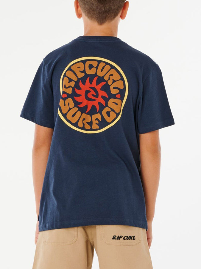 Rip Curl Pacific Rinse Circle T-Shirt Spring 2026 | DARK NAVY (0291)