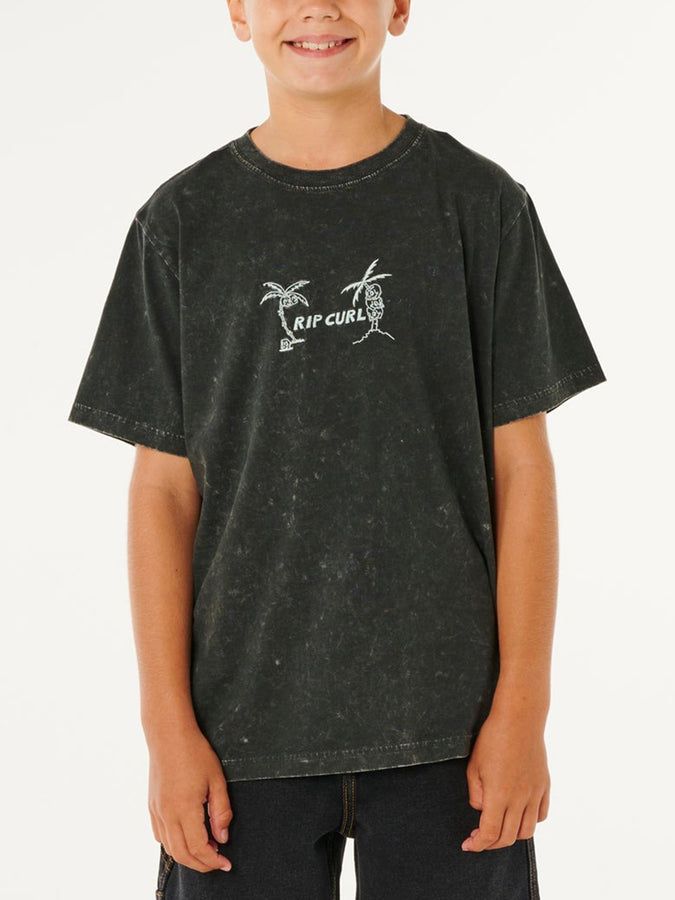  Rip Curl Eternal Shred Wash T-Shirt (Youth 7-14) Spring 2026 | WASHED BLACK (8264)