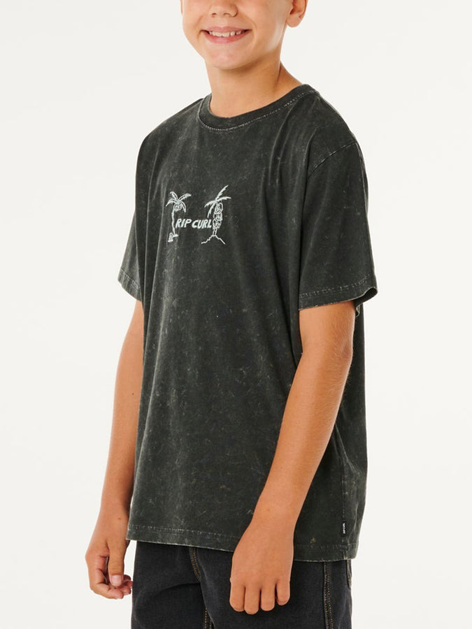  Rip Curl Eternal Shred Wash T-Shirt (Youth 7-14) Spring 2026 | WASHED BLACK (8264)