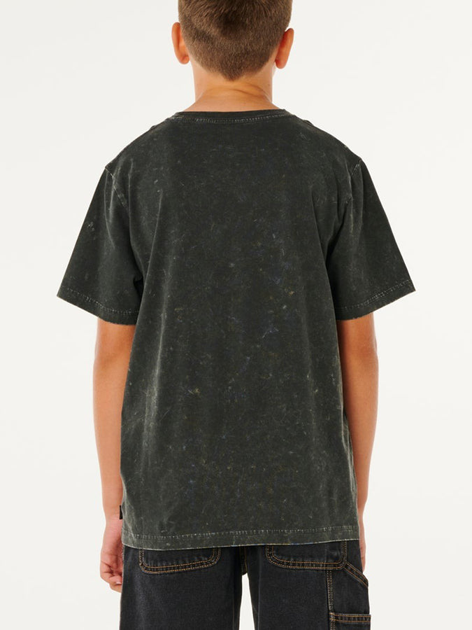  Rip Curl Eternal Shred Wash T-Shirt (Youth 7-14) Spring 2026 | WASHED BLACK (8264)