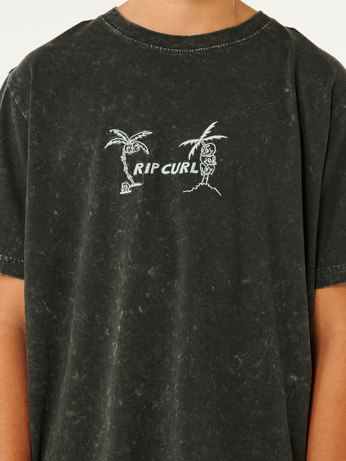  Rip Curl Eternal Shred Wash T-Shirt (Youth 7-14) Spring 2026 | WASHED BLACK (8264)