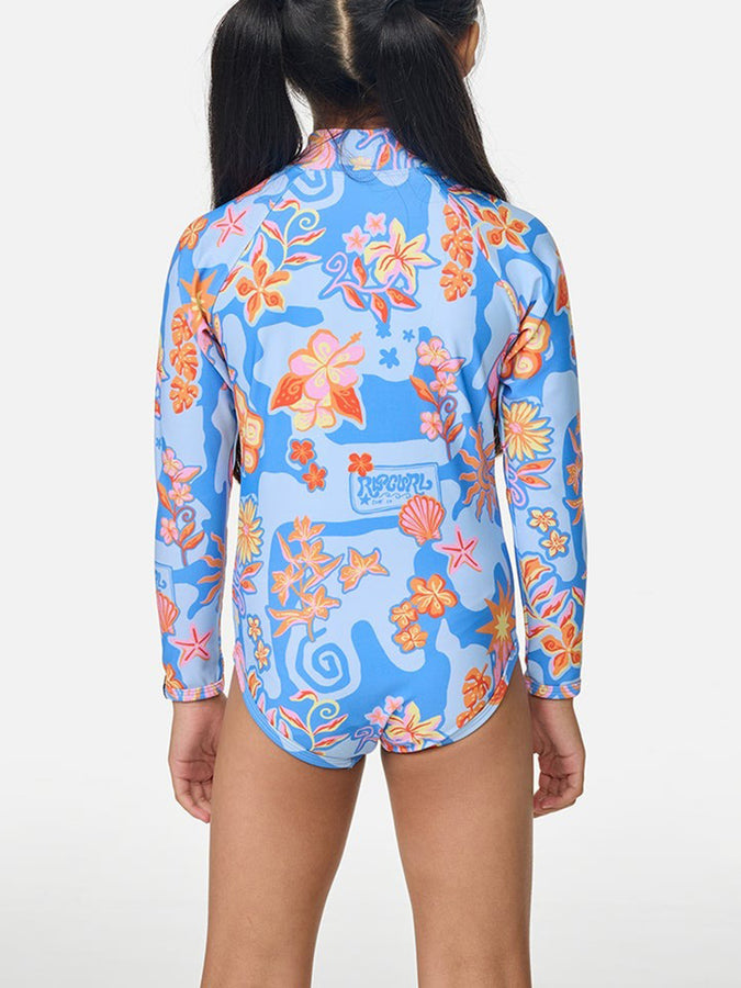 Rip Curl Surf Magic One Piece Rashguard (Girls 2-7) Spring 2026 | SKY BLUE (0079)
