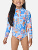 Rip Curl Surf Magic One Piece Rashguard (Girls 2-7) Spring 2026