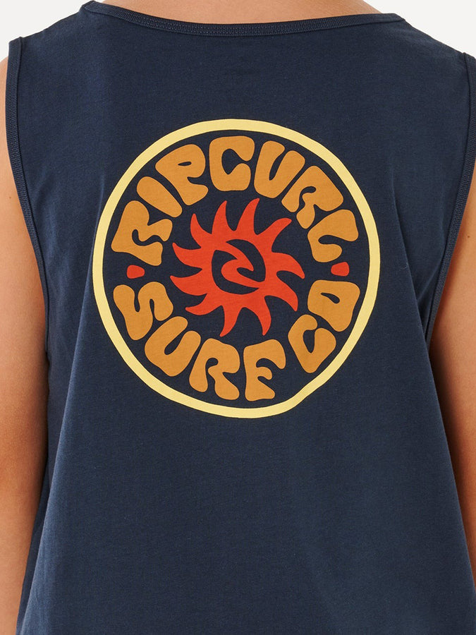 Rip Curl Pacific Rinse Tank Top (Youth 7-14) Spring 2026 |DARK NAVY (0291)