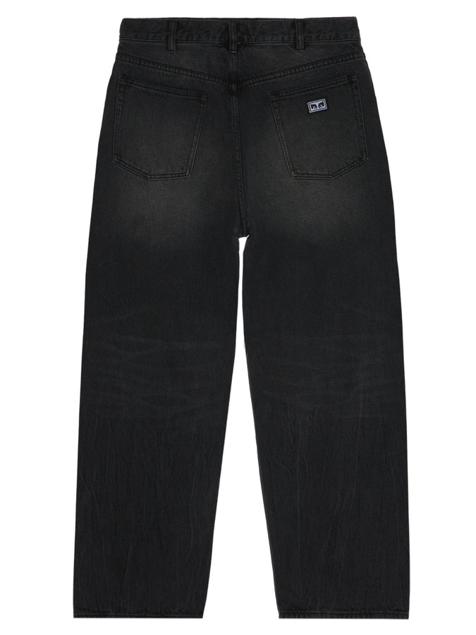 Obey Bigwig Baggy Jeans Fall 2026 | HEAVY VINTAGE BLACK (HVB)