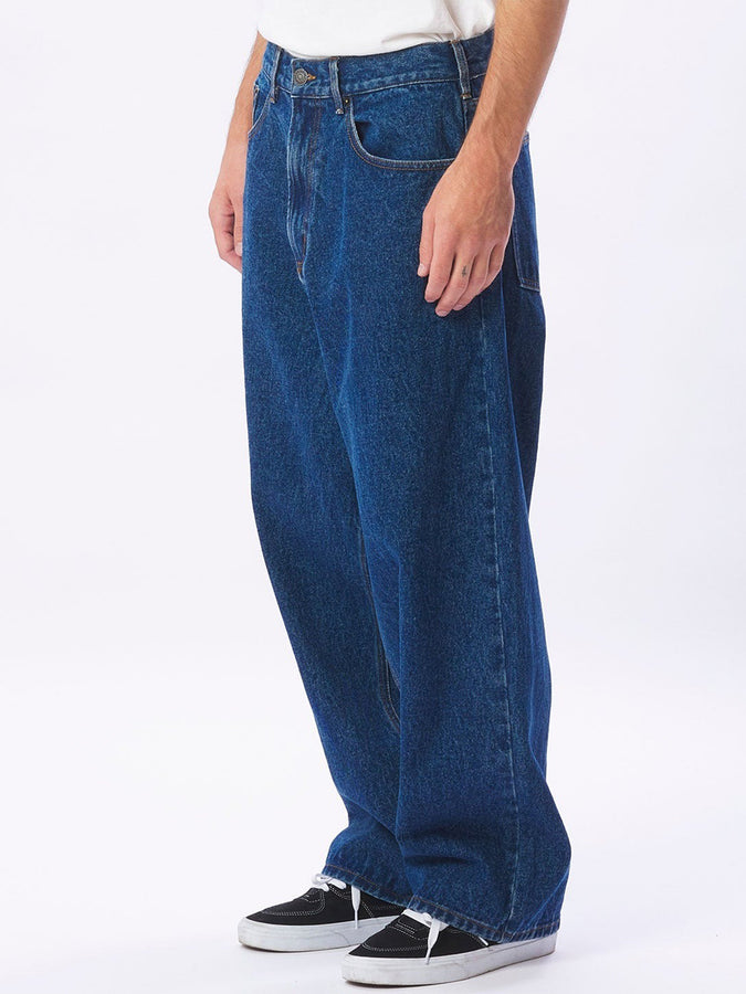 Obey Bigwig Baggy Jeans | STONEWASH INDIGO (STN)