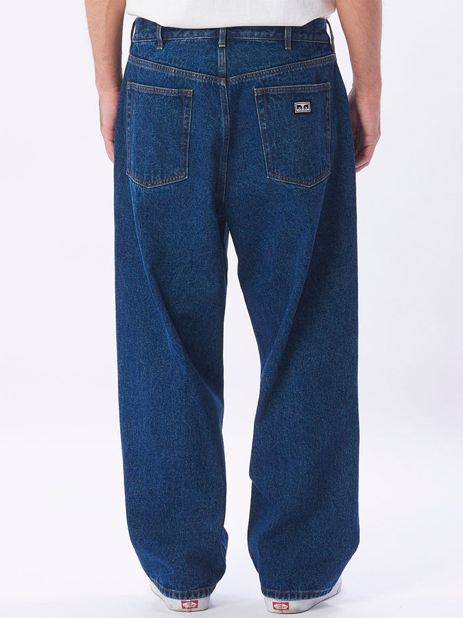 Obey Bigwig Baggy Jeans | STONEWASH INDIGO (STN)