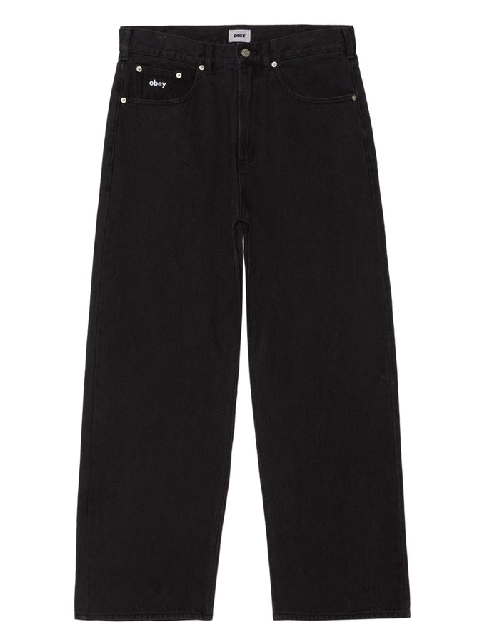 Obey Bigwig Baggy Jeans Spring 2026 | WASHED BLACK (WBL)