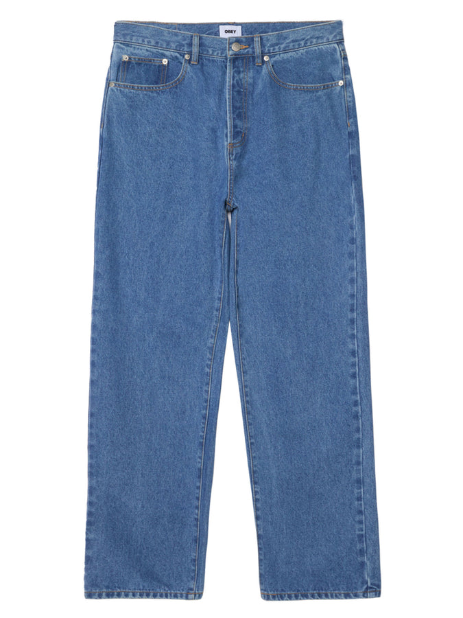 Obey Classic Baggy Jeans Fall 2025 | MEDIUM STONEWASH LIGHT INDIGO