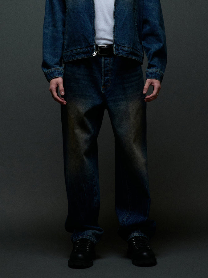 Obey Classic Baggy Jeans Fall 2026 | OIL STANIED INDIGO (OSI)