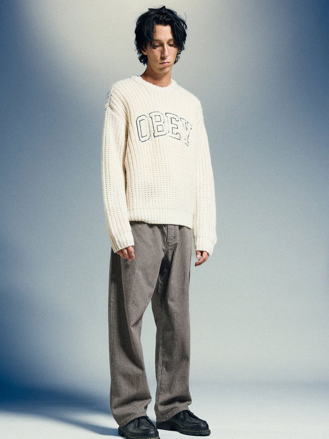 Obey Classic Baggy Plaid Jeans Holiday 2025 | BLACK MULTI (BKM)