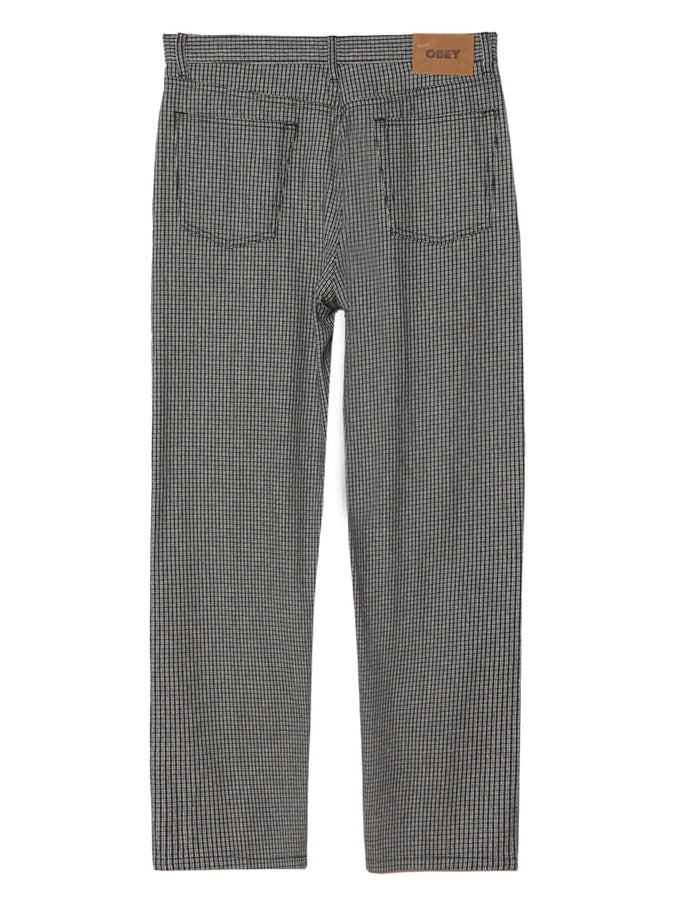 Obey Classic Baggy Plaid Jeans Holiday 2025 | BLACK MULTI (BKM)