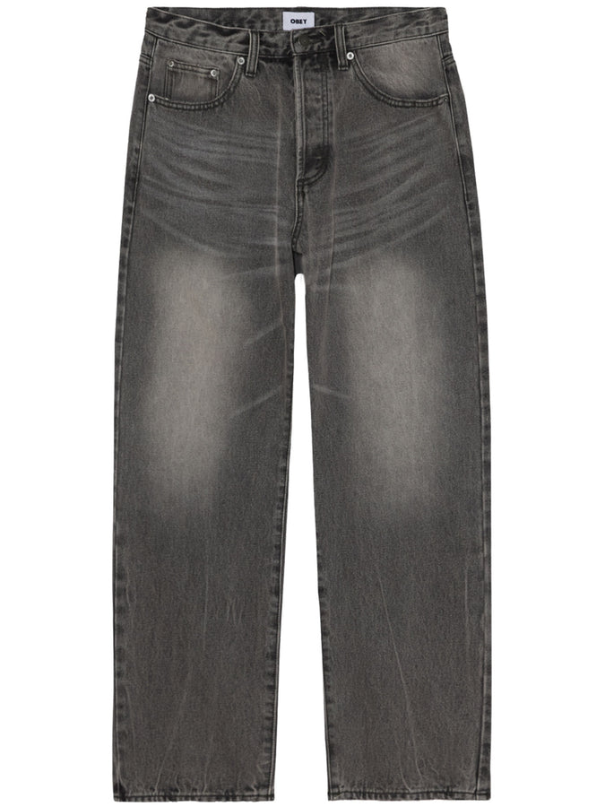 Obey Boxcar Straight Jeans Fall 2026 | ARCHIVE GREY (ACG)