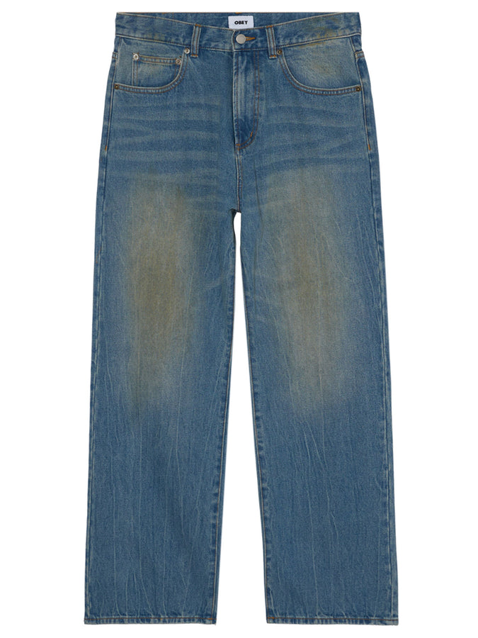 Obey Nelson Straight Jeans Fall 2026 | GARAGE WASH INDIGO (GWI)