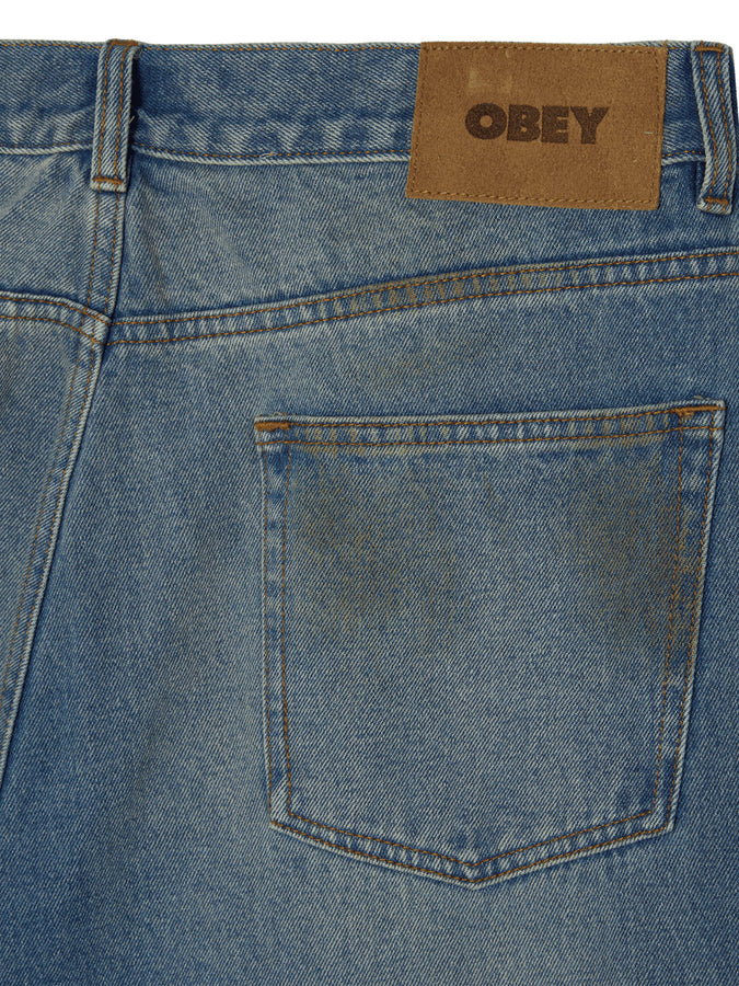 Obey Nelson Straight Jeans Fall 2026 | GARAGE WASH INDIGO (GWI)