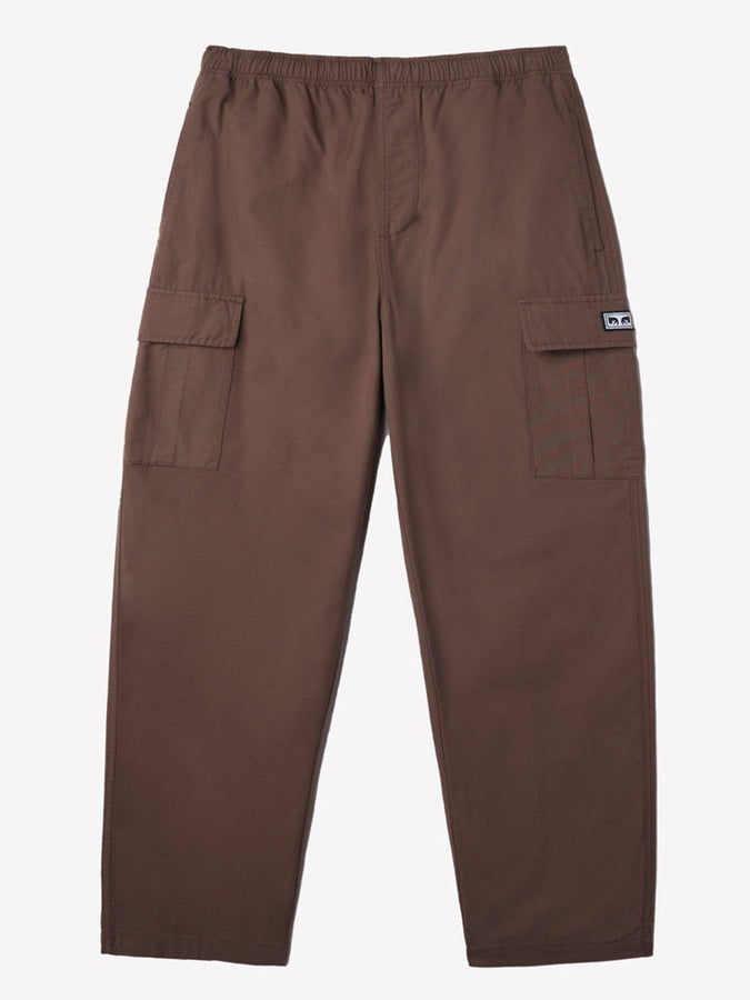 Obey Easy Ripstop Cargo Pants Spring 2026 | DARK BROWN (DBR)