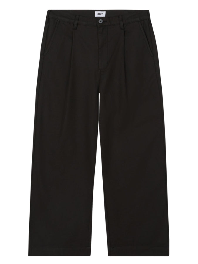 Obey Oliver Pleated Pants Fall 2025 | BLACK